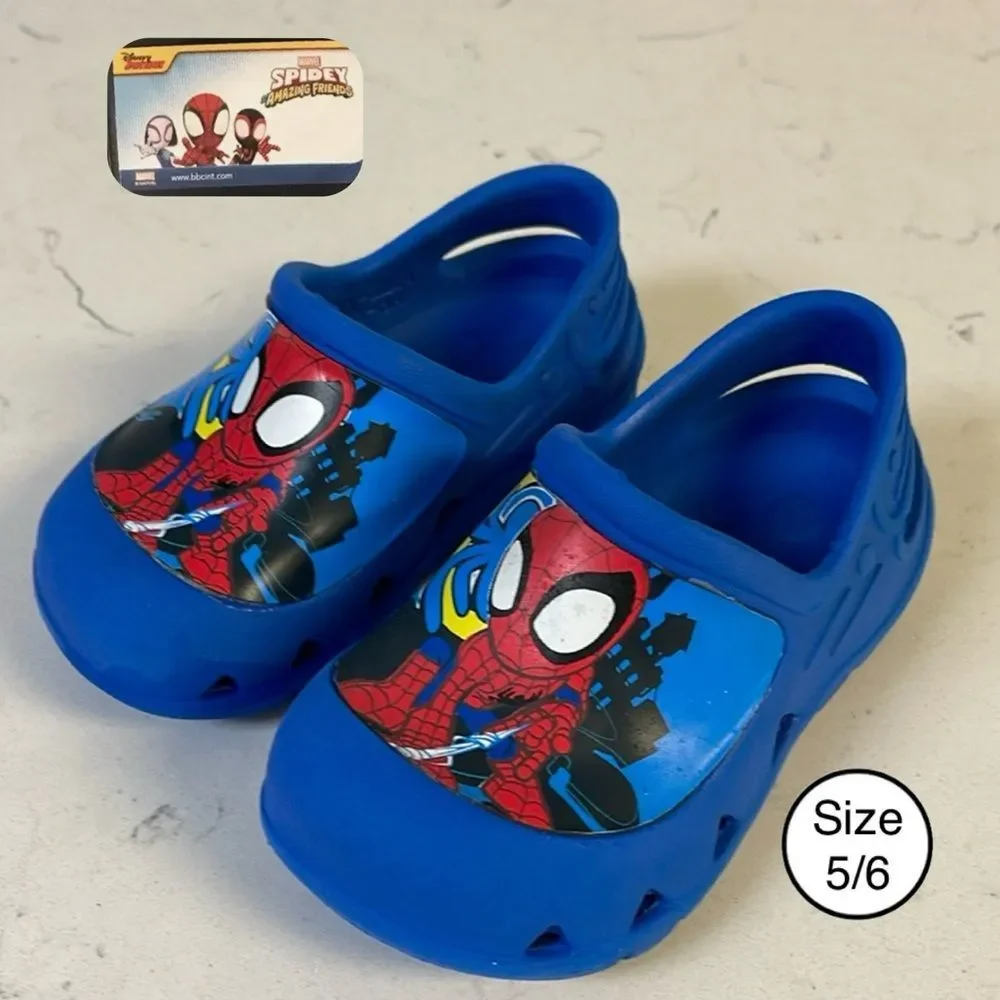 Disney Junior Mavel Spidey Amazing Friends Toddler EVA Clog size 5/6